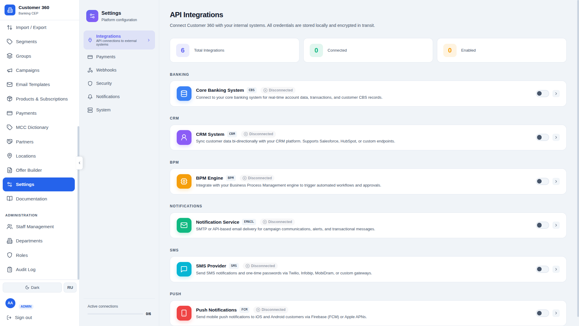 Customer 360 — Banking CEP Platform